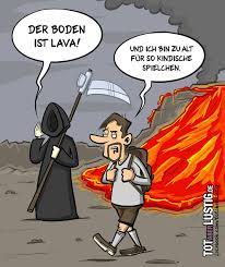 Psst... der Boden ist Lava